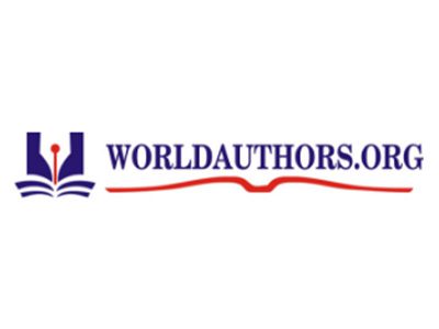 Logo of WorldAuthors.org with a book and text.